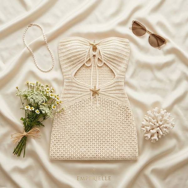 The Santorini Crochet Maxi