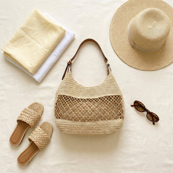The Capri Woven Hobo