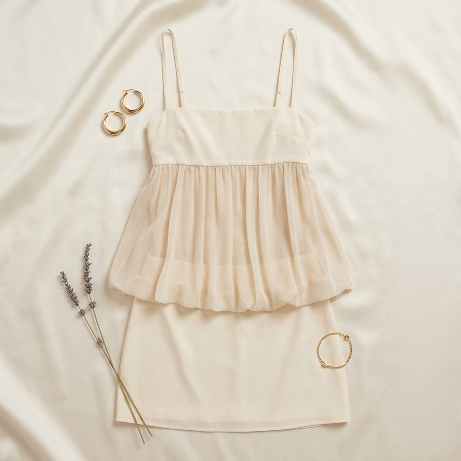 The Antibes Chiffon Mini Dress
