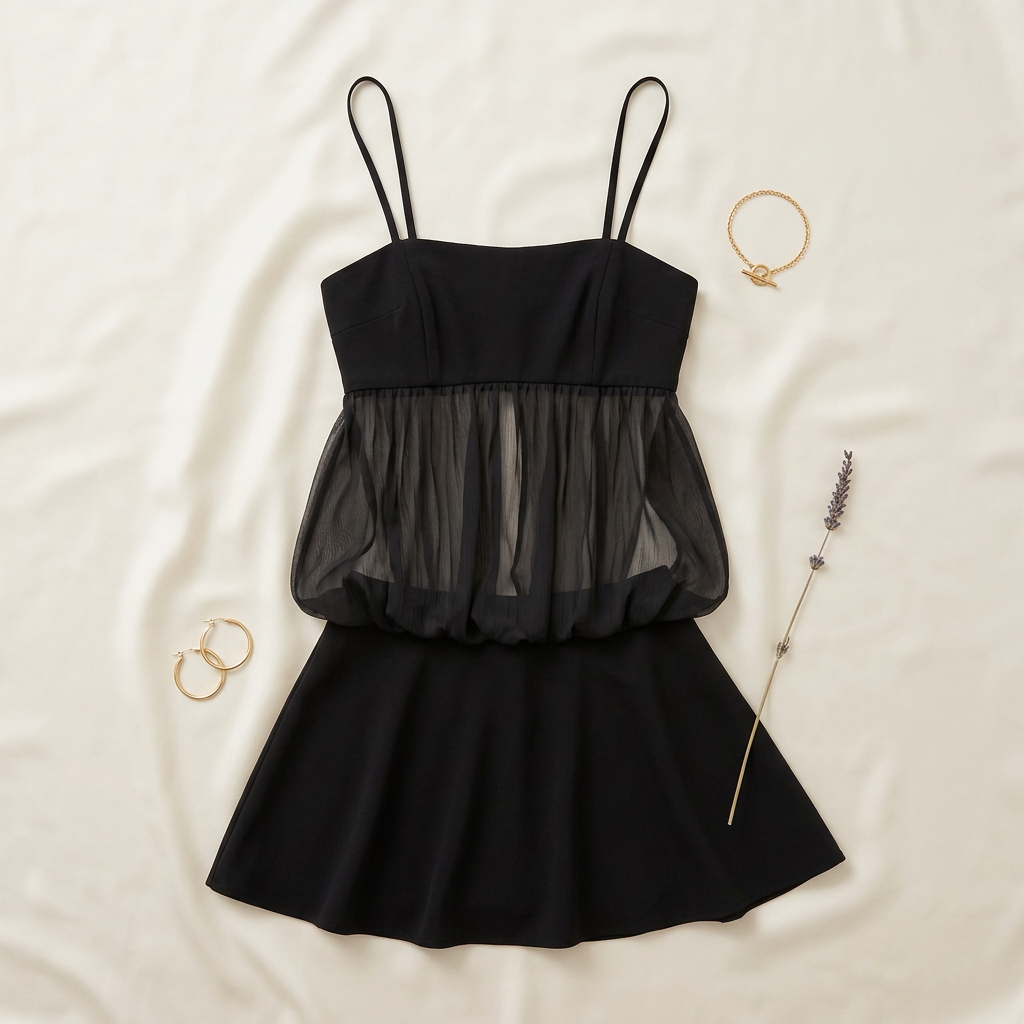 The Antibes Chiffon Mini Dress